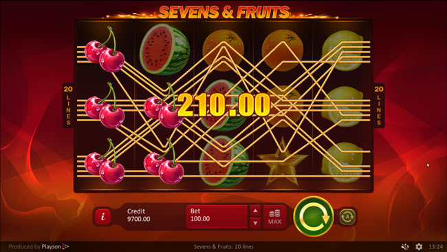 Sevens & fruits slot